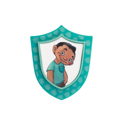 Heart Defender Badge - Pink
