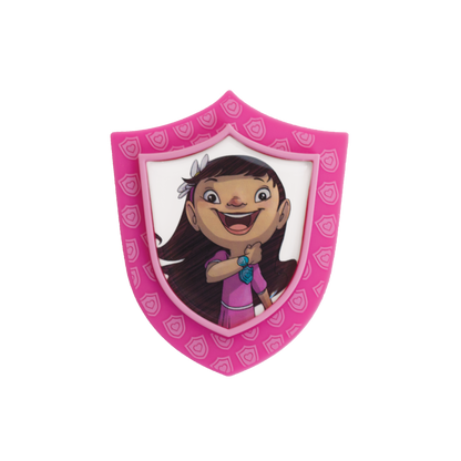 Heart Defender Badge - Pink